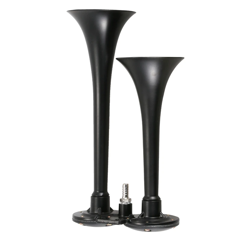 

Stainless Steel Double Pipe Air Horn 178db 12V/24V Car Modified Electric Horn for Boat Bus Truck Lorry Train motorcycle