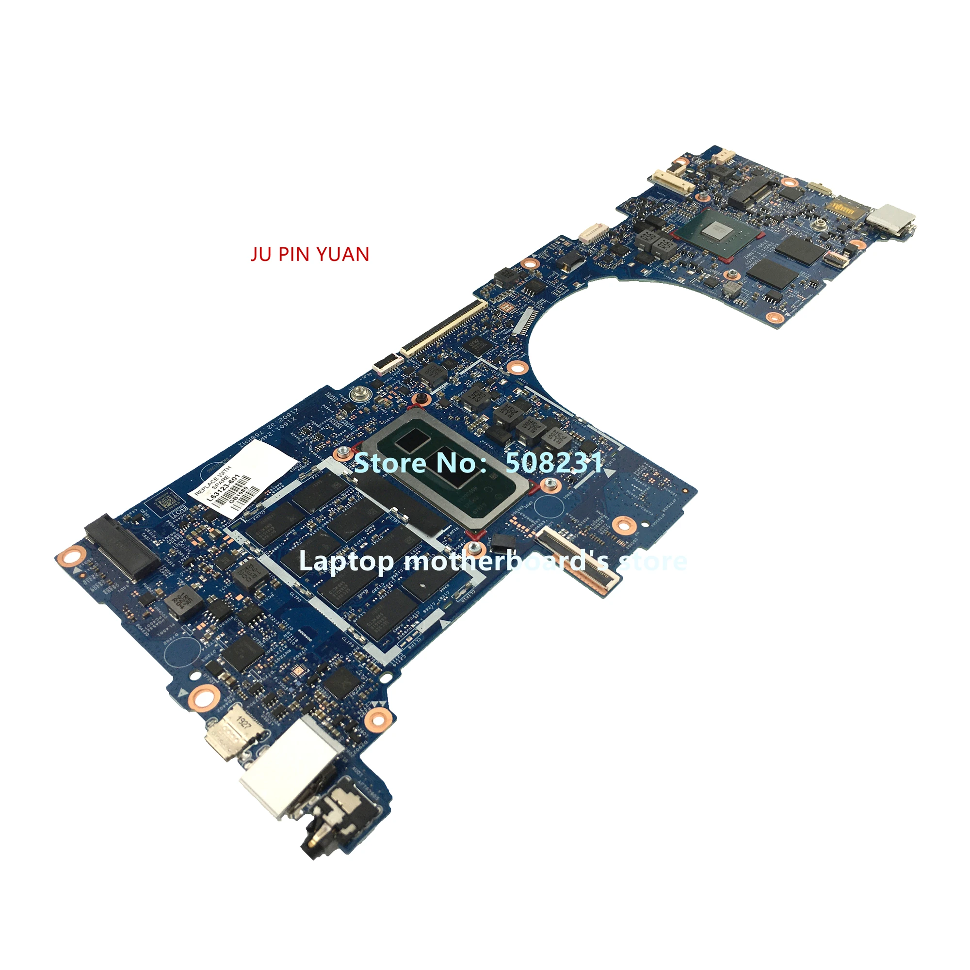 

FOR HP ENVY 13-AQ Laptop Motherboard L63123-601 L63123-001 With SRGKW I5-10210U 8GB 100% Fully Tested Ok