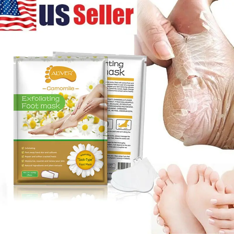 

Baby Foot Peeling Masks Exfoliating Renew Dead Skin Cuticles Heel Feet Care