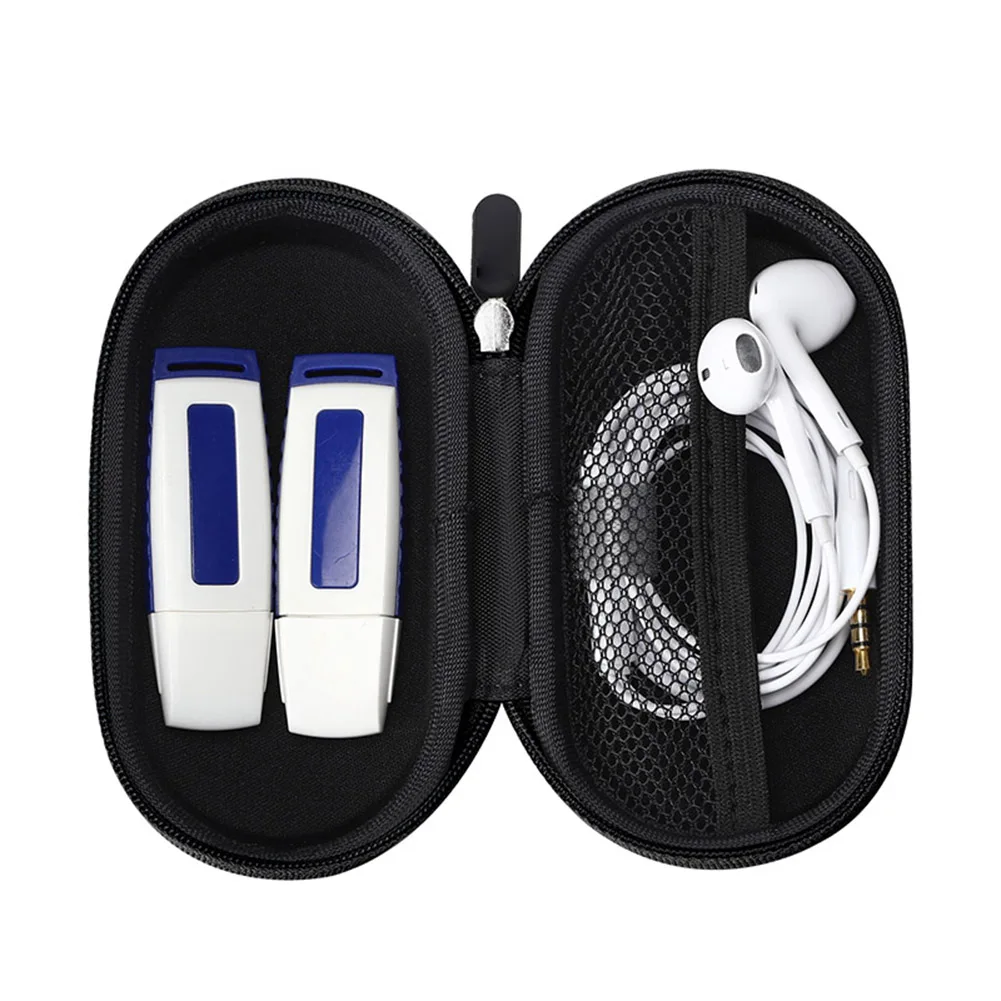 Дорожная сумка для проводов чехол наушников портативная Противоударная коробка