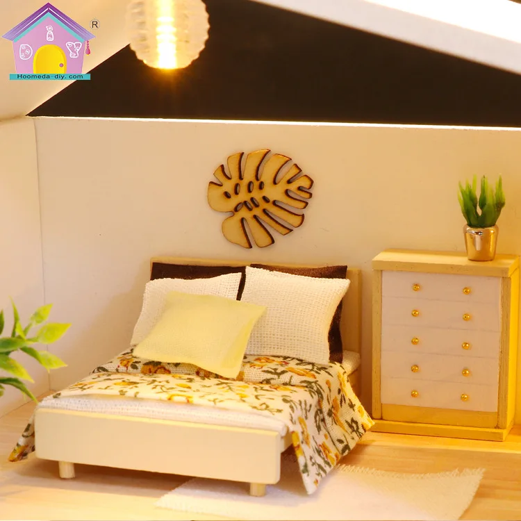 

DIY Hoomeda-diy Cabin Model Toy Creative Christmas Birthday Gift Handmade House Source Supply of Goods