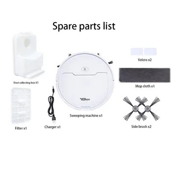 

3in1 Sweeping Robot Clean Intelligent Home Vacuum Cleaner Household Automatic Sweeping Dust Tool Smart Sweeper