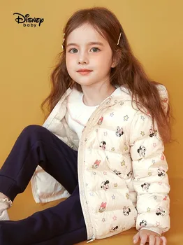 

Disney Children's Down Coat Boy Girl Jacket Winter Snowsuit Kids Children's Clothing Hooded Warm Kids Parka Outwear 2020 New