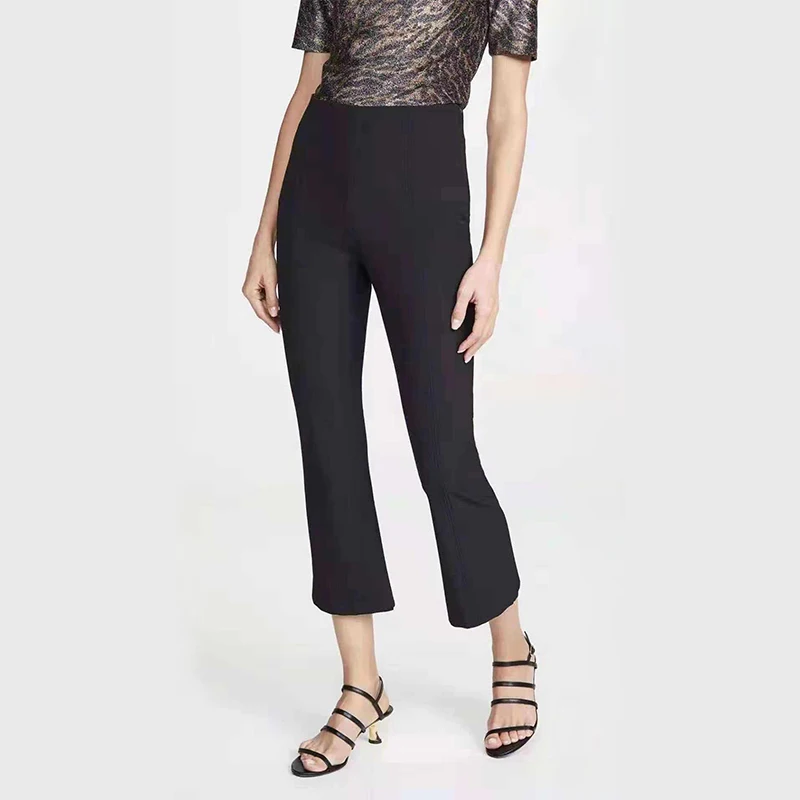 ALC original factory invincible slim hip side zipper medium high waist loudspeakers casual pants