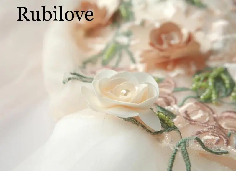 Rubilove светильник Шампанское цветок невесты тост одежда ужин вечерние платья с длинными рукавами