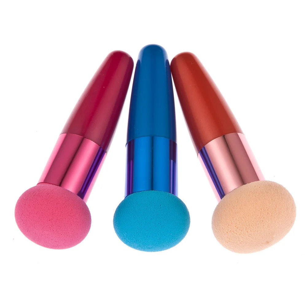

Round head foundation liquid wet and dry BB cream foundation brush water drop sponge puff face wash puff beauty puff