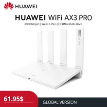 HUAWEI AX3 Pro WiFi 6+ Wifi Router Gigabit 2.4G 5.0GHz Dual-Band 3000Mbps Repeater Amplifier Mesh WiFi with 4 High Gain Antennas