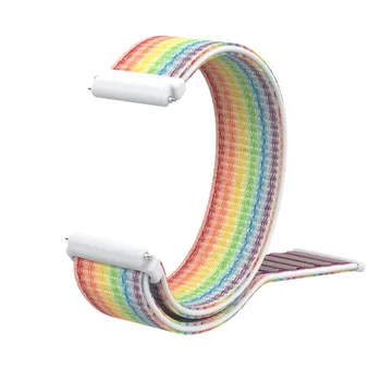 

Fashion Magic Sticker Nylon Adjustable Wrist Strap Replacement Watch Strap Wrist Band For Fitbit Versa 2 Smart Watch Accessories