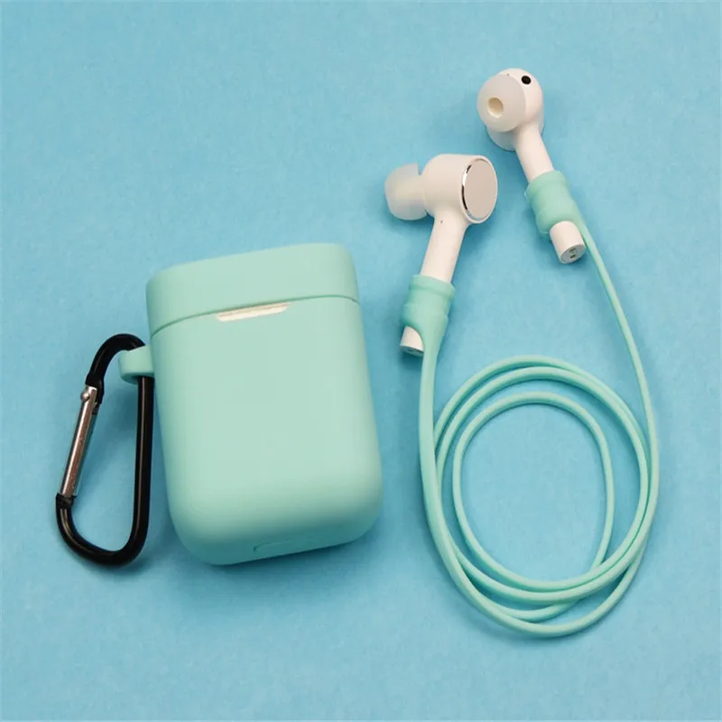 Силиконовый чехол для Xiaomi airdots Pro true Wireless Bluetooth наушники противоударные сумки air