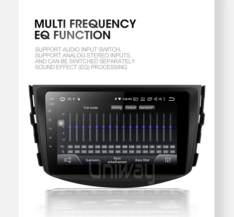 Clearance Uniway ARAV48071 android 9.0 car dvd for Toyota RAV4 2007 2008 2009 2010 2011 car radio gps navigation with steering wheel 4 Clearance Uniway ARAV48071 android 9.0 car dvd for Toyota RAV4 2007 2008 2009 2010 2011 car radio gps navigation with steering wheel 4