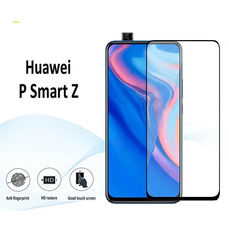 9D полное покрытие Защитная пленка для huawei P Smart Z стеклянная Защита экрана для hauwei P Smart Z 6,59 дюймов закаленное стекло