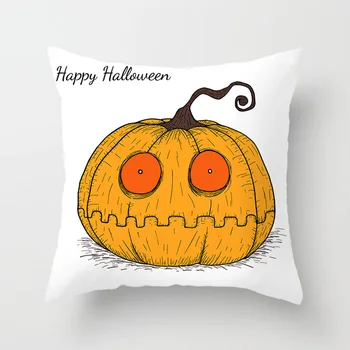

Happy Halloween Kussenslopen Cartoon Halloween Print Pillowcase Cushions Cover For Pillow Home Decor Halloween Pillow Cover