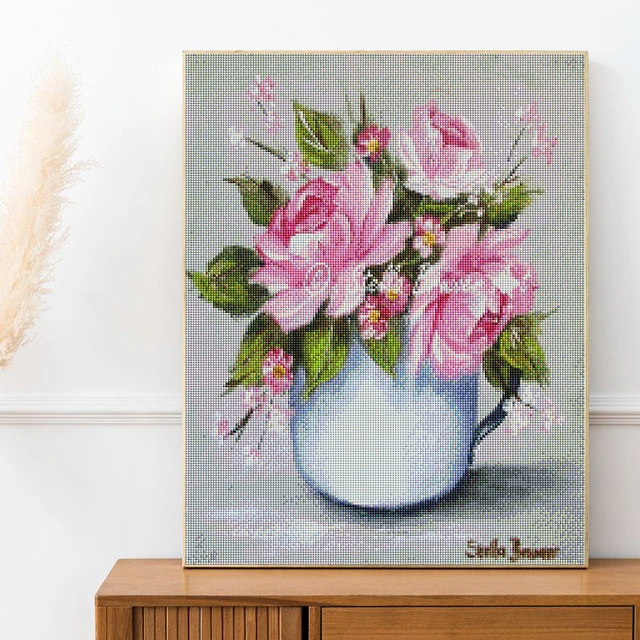 5D DIY Tulip Diamond Painting pink Flower Cross Stitch Kit Full Diamond  Embroidery Handmade Mosaic Art Home Decor Gifts - AliExpress