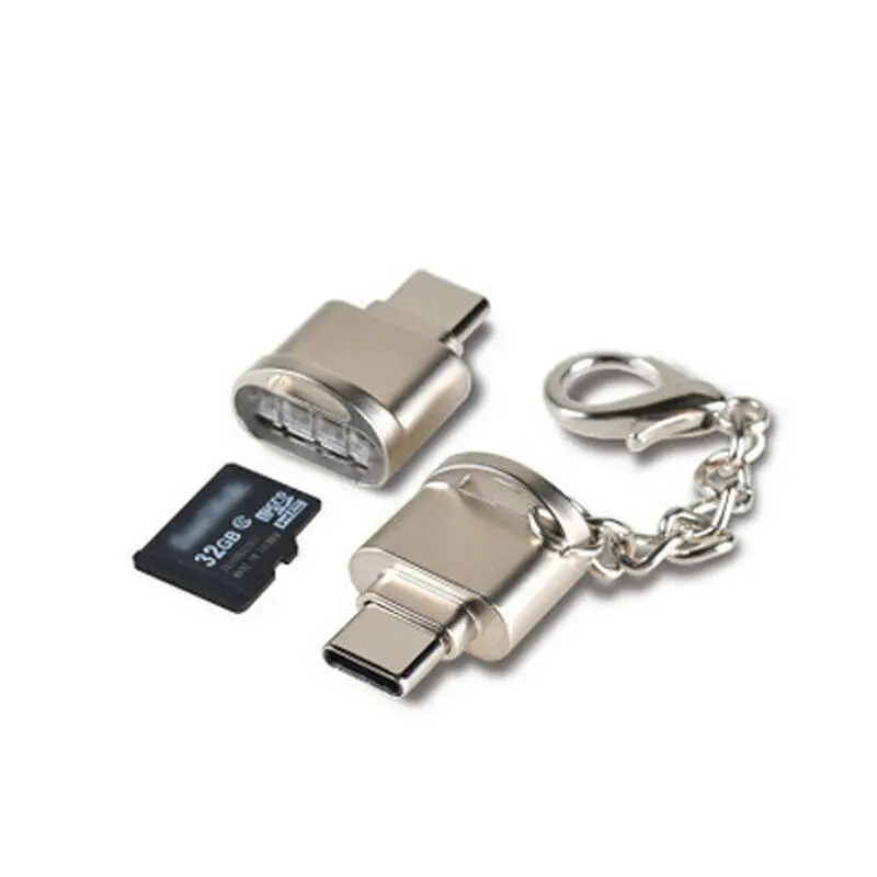 Новейший модный мини тип-c USB3.1 Micro SD TF считыватель карт OTG адаптер для Macbook Phone