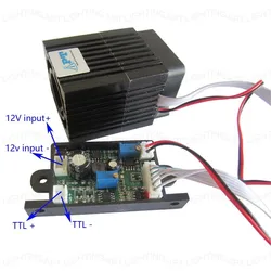 Focusable Quality Super stable 300mW 532nm green laser module Stage Light RGB Laser Diode Compact Design/TT L DC 12V input
