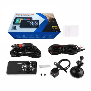 

4.0 Inch 2-record Driving Recorder Hd Lens Reversing Image Vehicle Car Camera HDMI Video Recorder Rear View Camera