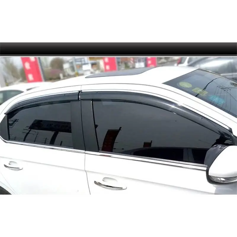 Анти радар автомобилей дождь стайлинга автомобилей Модернизированный внешние аксессуары оконный козырек для peugeot 2008 3008 301 308 308S 4008 408 5008
