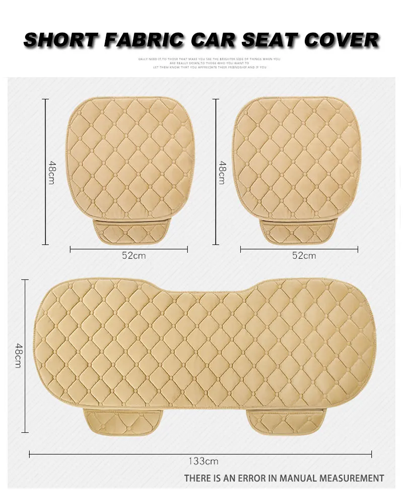 For KIA RIO Cerato Sportage QL Car Seat Cover Universal Auto Winter Soft Warm Seats Cushion Cars Chair Covers Protector General (8)