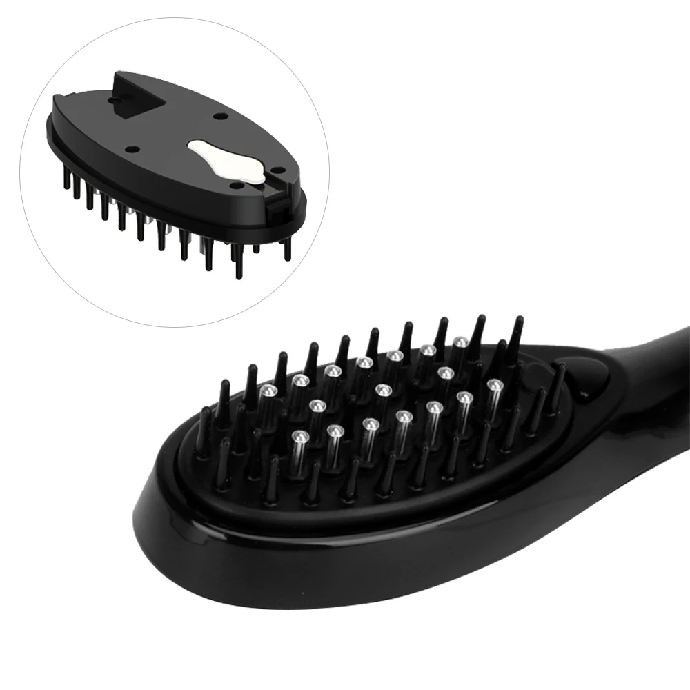 Pettine per la cura dei capelli Liquid Import Trattamento per la crescita dei capelli Pettine per massaggio vibrante Anti-caduta dei capelli Massaggiatore per la cura del cuoio capelluto_voghion.com