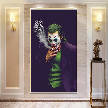 

Joker Wall Art Canvas Painting Posters Prints HD Comics Movie 2019 Joker Joaquin Phoenix Picture for Living Room Home Decor