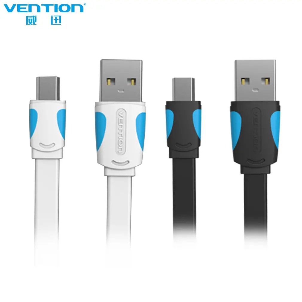 VENTION Дата кабель USB 2,0 папа к Мини USB кабель синхронизации Зарядное устройство кабели для MP3 MP4 камеры мобильного телефона высокоскоростной плоский кабель