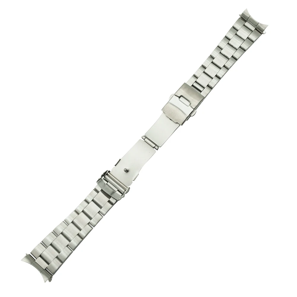20mm 22mm Version Stainless Steel Watch Band Bracelets Curved end Replacement For Seiko SKX007 SKX009 SKX011 Watchband Replace