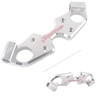 

CNC Motorcycle Triple Tree Front End Upper Top Clamp For Suzuki Hayabusa GSXR1300 2008 2009 2010 2011 2012 2013 Silver