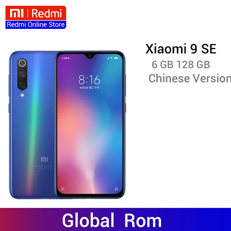 Глобальная ПЗУ Xiaomi mi 9 SE Восьмиядерный процессор Snapdragon 712 6 ГБ 128 5 97 &quotAMOLED FHD