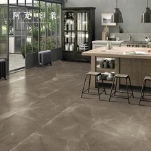 

Warm Coffee Color Marble Tile Bed & Breakfast Floor Tile 600x1200 Living Room Dining Room Non-Slip Floor Tile Villa Office TZ