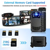 BOBLOV N9 Mini Body Camera Full HD 1296P Body Mounted Camera Small Portable Night Vision Police Body Cam 128GB/258GB mini camera - Image 3