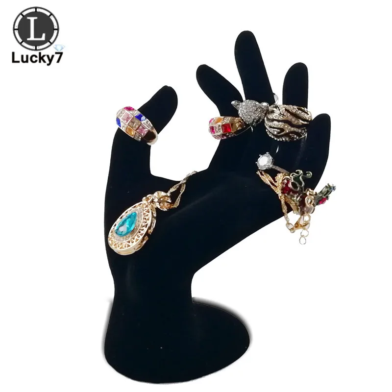 Porta Anelli Trasparente Forma di Mano Ok-Hand Espositore