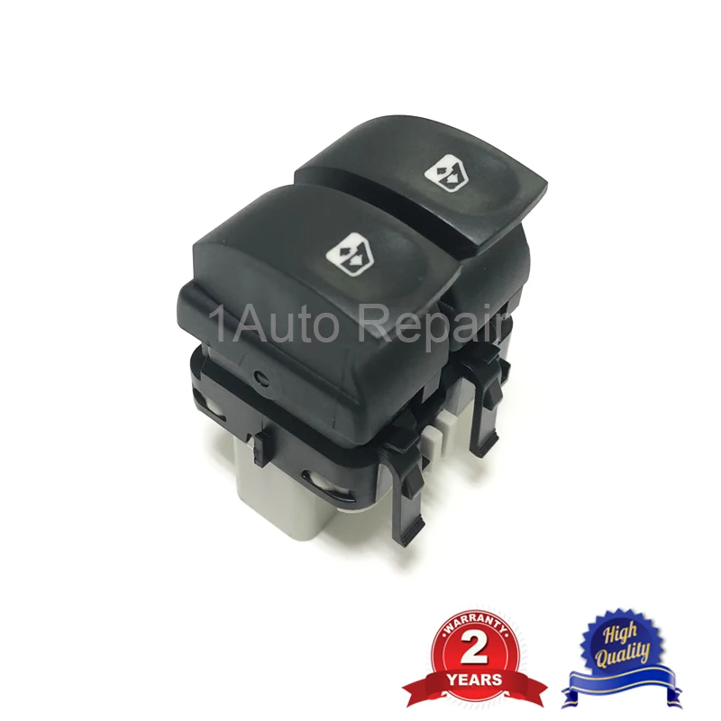 Левый переключатель управления передним стеклом для Renault Clio Modus серый