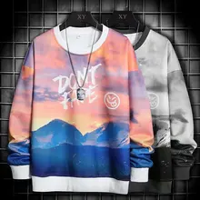 

Oversized Hoodie Sweatshirt Harajuku Streetwear Men's Clothes Essentials Tie dye Clothes for Teenagers Fashion Lounge Wear
