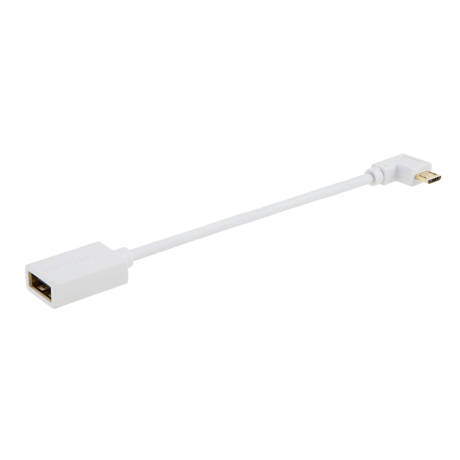 [2-Pack] 90 градусов Micro USB 2,0 OTG кабель, прямой угол на ходу адаптер, совместимые флэш-накопители, samsung Galaxy S7, S6