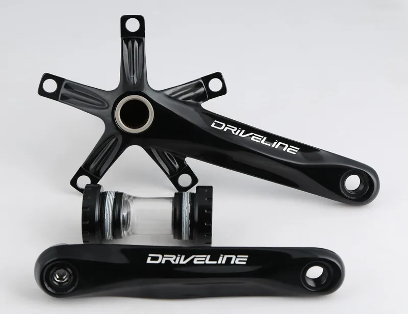 Driveline Road Bike Crank Cnc Black 170mm 130bcd Including Bb Bicycle