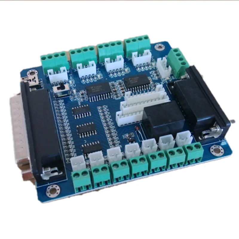 

MACH3 Engraving Machine Interface Board 5 Axis Stepper Motor Driver Cnc Interface Board with Optocoupler Isolation