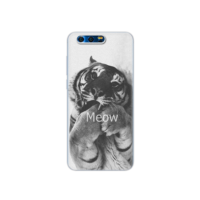 phone case for  honor 9 honor 9 lite soft tpu silicon back cover 360 full protective printing transparent coque