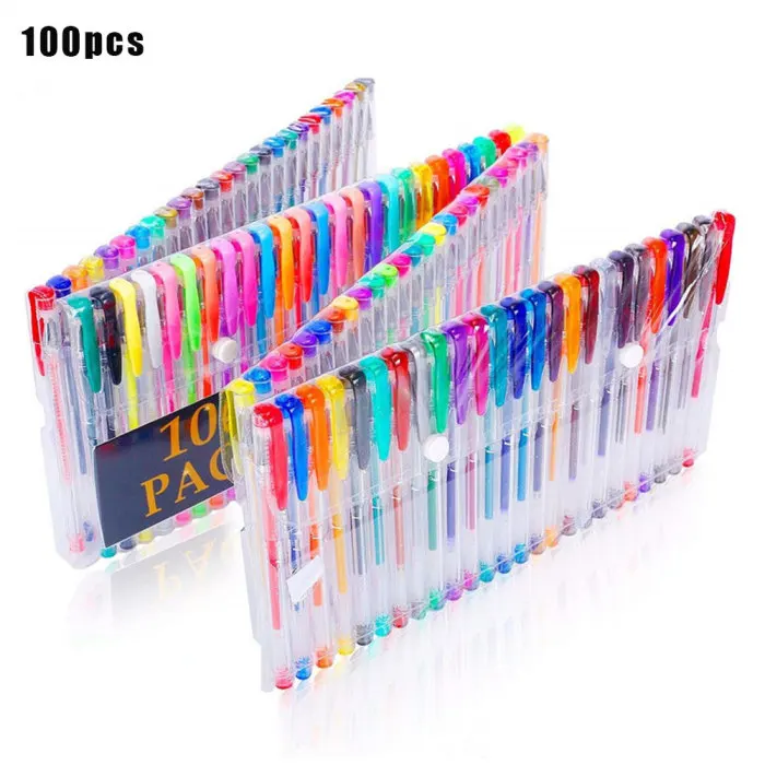 Conjunto de Pintura Conjunto para a Escola Caneta Arte Faça Você Mesmo Escrita Desenho 48 - 100 Cor Aquarela Vdx99 Gel 5 Cheap Láp. cera