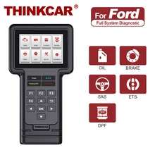 

THINKCAR Thinkscan S04 Ford Full System Code Reader Scanner Oil/Brake/SAS/ETS/DPF Reset Diagnostic Tool
