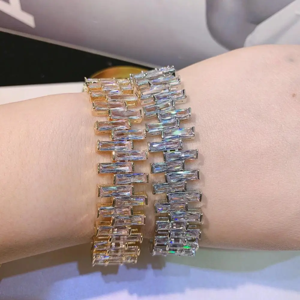 Hibride New Arrival Fashion Luxury Shiny Aaa Cubic Zirconia Bracelets