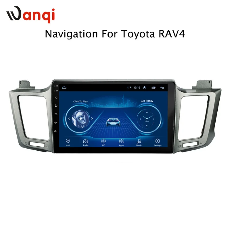 

10inch wanqi 8.1 car radio for Toyota RAV4 2012-2018 auto multimedia player with wifi bluetooth gps navigation system