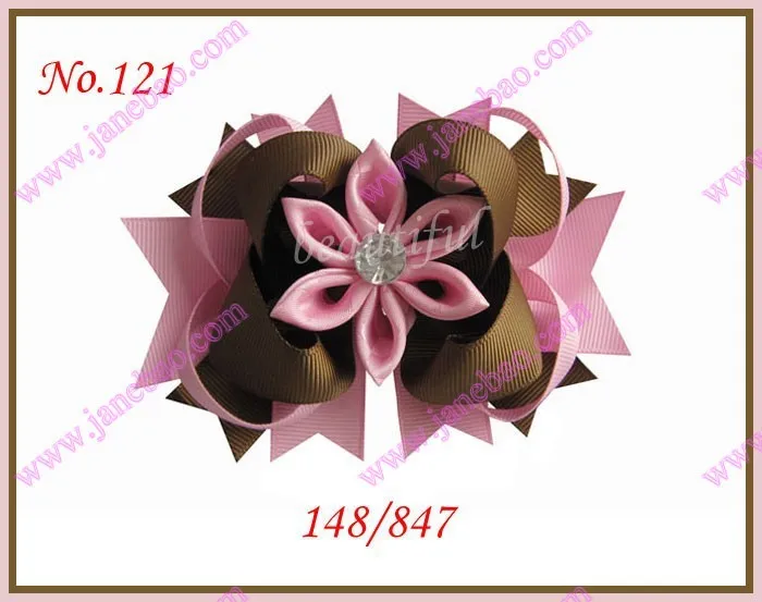 25 шт романтические банты для волос Kanzashi бутик заколки для волос популярные аксессуары для волос для девочек