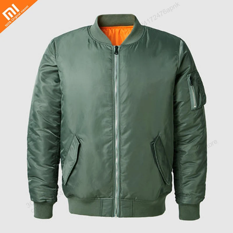  xiaomi Vancl autumn new tooling flight jacket bomber jacket retro flight suit neutral autumn and wi