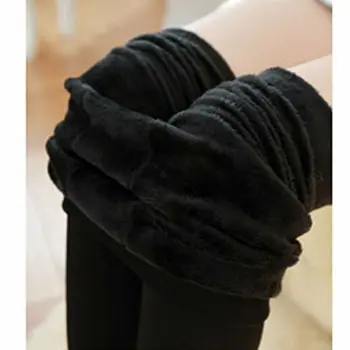 

2019 Fashion Trend Women Winter New Thermal Warm Thick Skinny Slim Leggings Stretch Long Pants Solid Simple Casual Bottoms