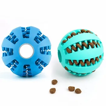 

Pet Dog Toys Toy Funny Interactive Elasticity Ball Dog Chew Toy For Dog Tooth Clean Ball Of Food Extra-tough Rubber Ball