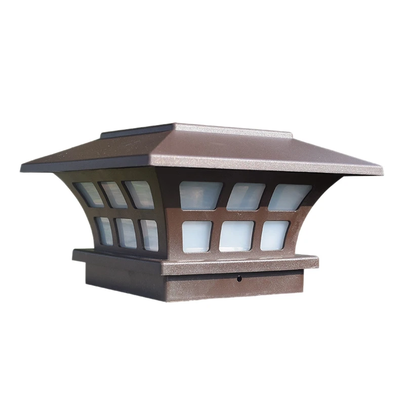 

Solar Post Lights Outdoor Fence Deck Caps Light Solar Powered LED Lighting Waterproof for Garden Patio Decoration