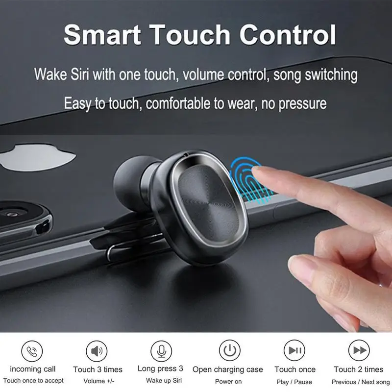 B9 Touch Pk I7 Tws Wireless Bluetooth Earphone 5 0 In Ear Noise Canceling Headphones Wireless Earbud Sports Headset For Iphone