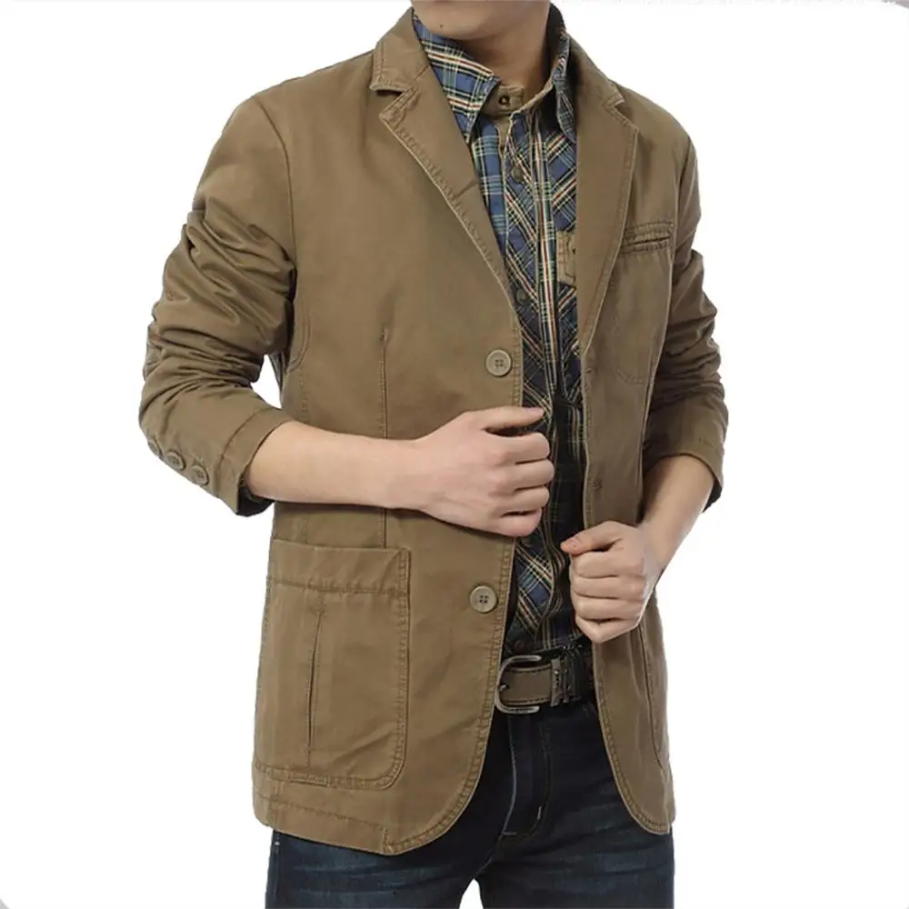Мужской костюм куртка мода Slim Fit один-breaste костюм для вечеринки блейзер сплошной цвет размера плюс с длинным рукавом Повседневный костюм платье