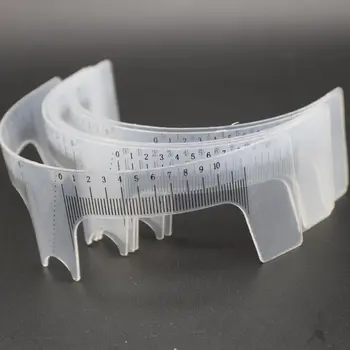 

2 pcs Eyebrow Tattoo Stencil Permanent Makeup Microblading Measure Tattoo Ruler Beauty Tool