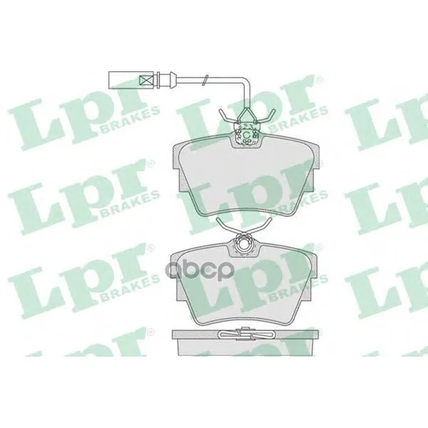 Колодки Тормозные Volkswagen T4 96- С Датчиком Задние Lpr 05p786 Lpr арт. 05P786